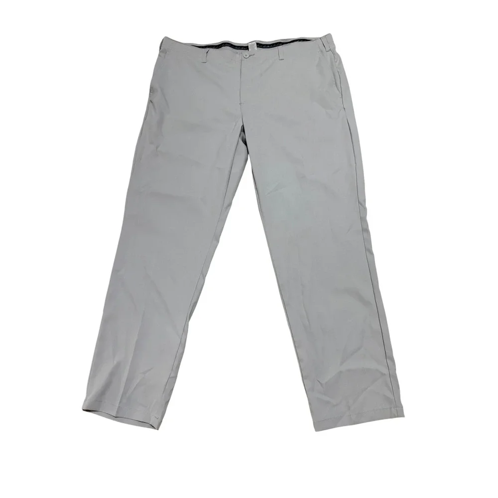 BCG Mens Grey‎ Golf Pants 42W x 32L Stretch Performance Active Trousers